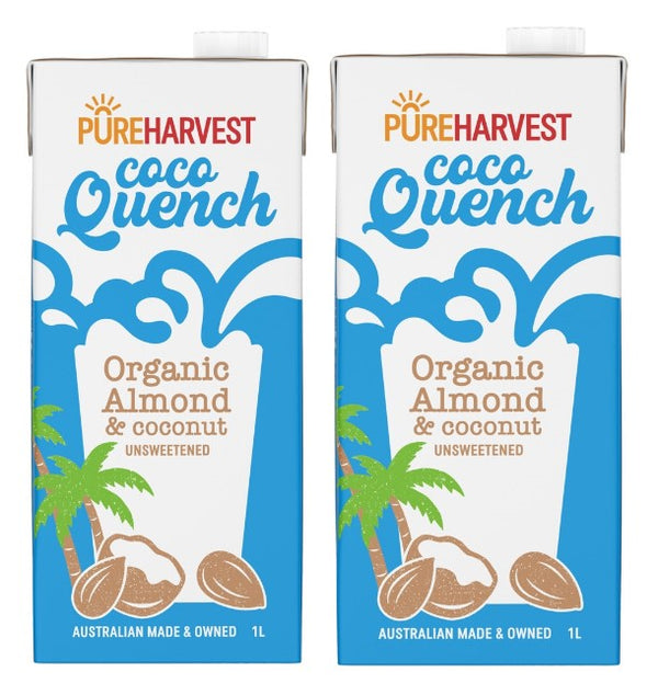 Pureharvest-有機杏仁椰奶 (無添加糖) 1公升 x 2件(到期日 : 2024年9月6日)
