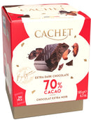 Cachet 精選迷你70%純朱古力紅色禮盒 185g (到期日: 2026年12月19日)