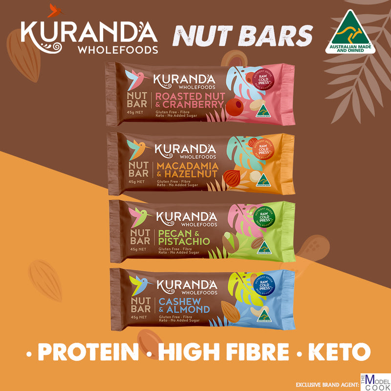 Kuranda-Pecan & Pistachio Nut bar 45g (Expiry date : 30 Mar 2025)