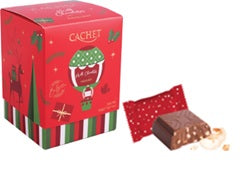 Cachet - "Air Balloon" Gift Box 135g - Milk Chocolate with Hazelnut (Expiry date : 09 Oct 2025)