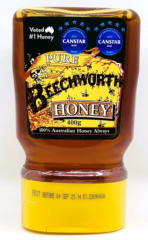 Beechworth-100% Australian Pure Honey Upsize Down-400g (Expiry date: 04 Mar 2026)