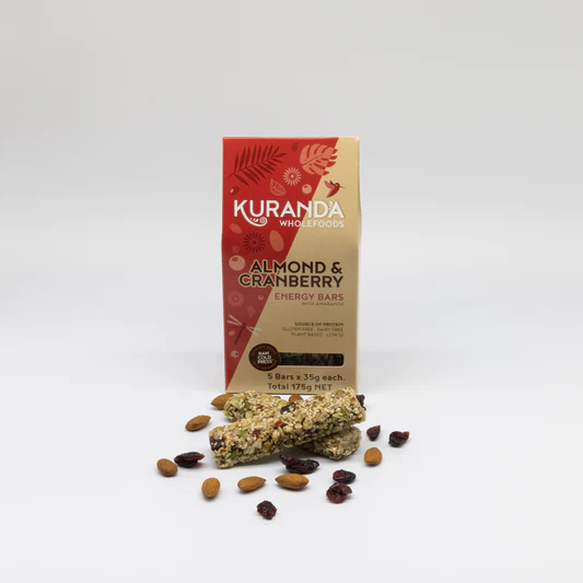 Kuranda-Almond & Cranberry 5 bars pack  175g (Expiry date : 30 Sep 2025)