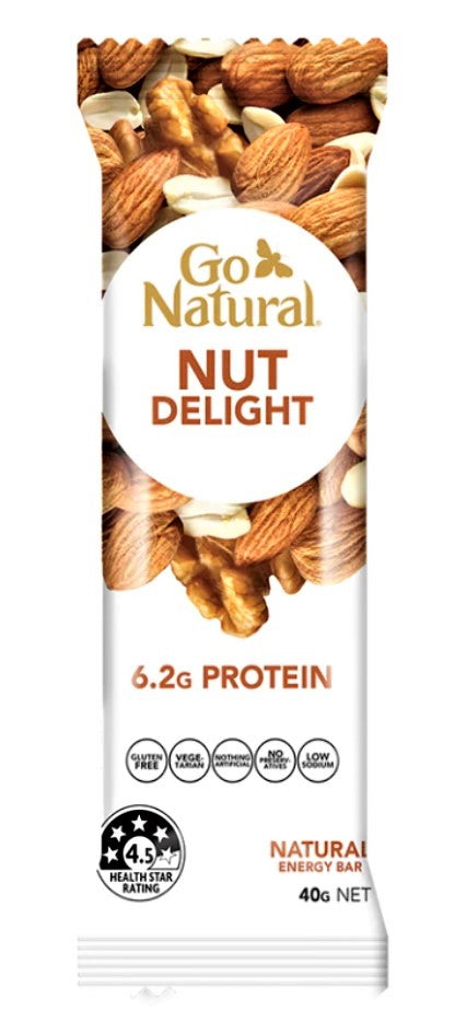 Go Natural - Almond & Cashew Snack Bars 45g (Expiry date : 06 Jun 2025)