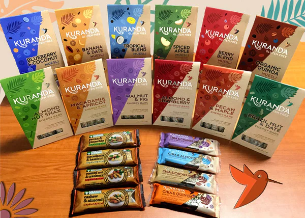 Kuranda - 巴西果仁棗子條 - 175克 5條裝 (到期日 : 2025年9月30日)