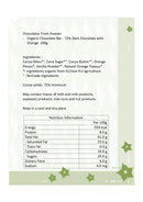 Chocolates From Heaven - Organic 72% Dark Chocolate with Orange 100g (Expiry date : 30 Sept 2026)