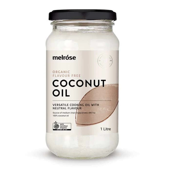 Melrose-Organic Flavour Free Coconut Oil 325ml (Expiry Date : 14 Dec 2026)