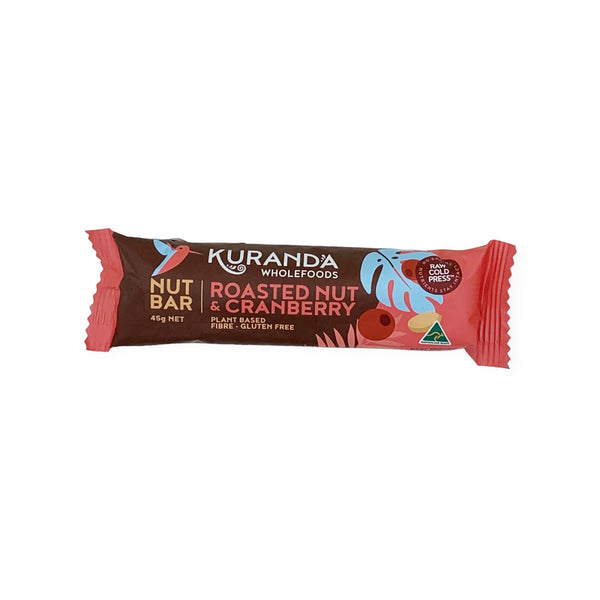 Kuranda-Roasted Nut & Cranberry Nuts Bar 45g (Expiry date : 30 Mar 2025)