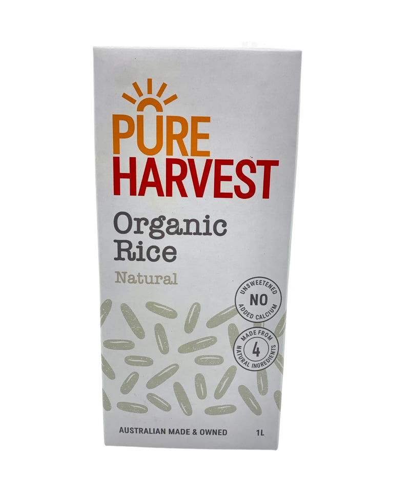 Pureharvest - Organic Rice Milk Natural (No Added Sugar) – 1 Litre (Expiry date : 18 Apr 2025)