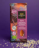 Vanini - 不含麩質有機 56%純朱古力配杏仁和西西里鹽 (烏干達單一原產地可可)  85克  (到期日 : 2026年8月25日)