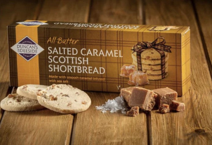 Duncan's of Deeside - All Butter Salted Caramel Scottish Shortbread 150g (Expiry date : 30 Sep 2025)