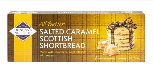 Duncan's of Deeside - All Butter Salted Caramel Scottish Shortbread 150g (Expiry date : 30 Sep 2025)