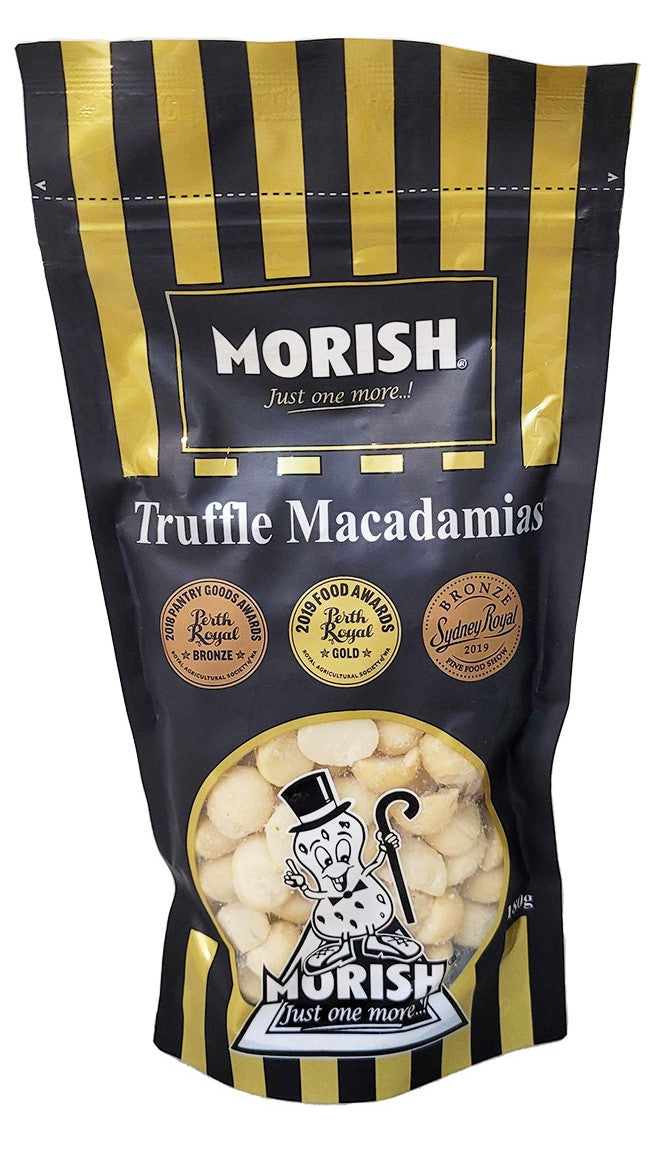 Morish - Truffle Flavoured Macadamias 180g  (Expiry date : 31 Mar 2025)