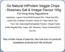 Go Natural - Gluten Free HiProtein Veggie Chips - [Full Case] Rosemary Salt and Vinegar 100g x 5  (EXP: 6 Jan 27)