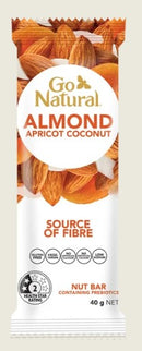 Go Natural - Almond Apricot Coconut Bar 40g (Expiry date : 27 Oct 2027)