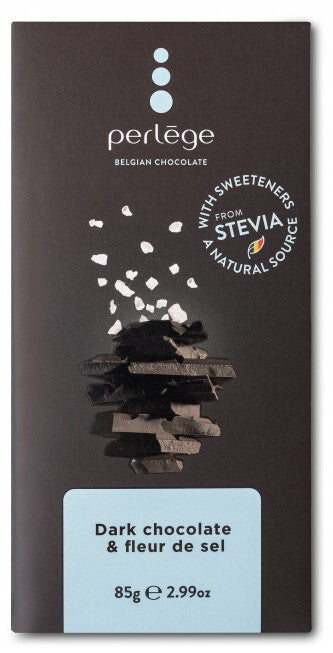 Perlege-No Added Sugar Dark Chocolate with Sea Salt 85g (Expiry date : 28 Aug 2025)