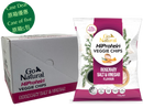 Go Natural - Gluten Free HiProtein Veggie Chips - [Full Case] Rosemary Salt and Vinegar 100g x 5  (EXP: 6 Jan 27)