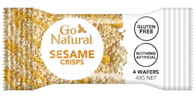 Go Natural - Sesame Crisp  40g (Expiry date : 22 Feb 2025)