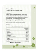 All Natural Bakery - 有機燕麥營養條 - 香蕉 100克 x 2條 (到期日: 2026年8月1日)