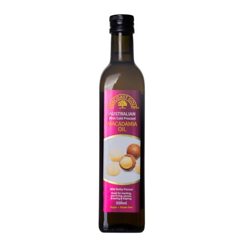 Suncoast Gold - 100% Pure Cold Pressed Macadamia Oil 500ml (Expiry date : 18 Jan 2026)