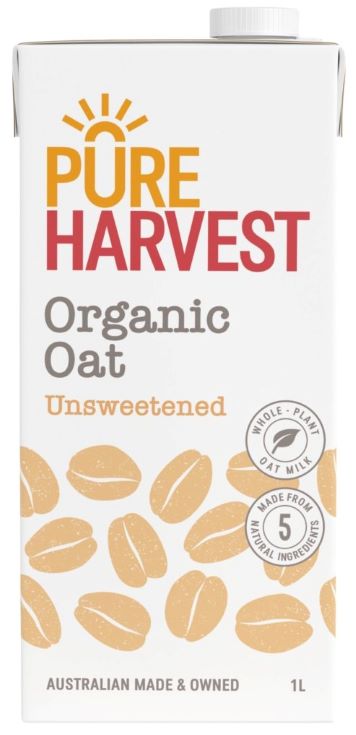 Pureharvest-Organic Oat Milk Unsweetened-1 Litre (Expiry date : 15 Apr 2025)