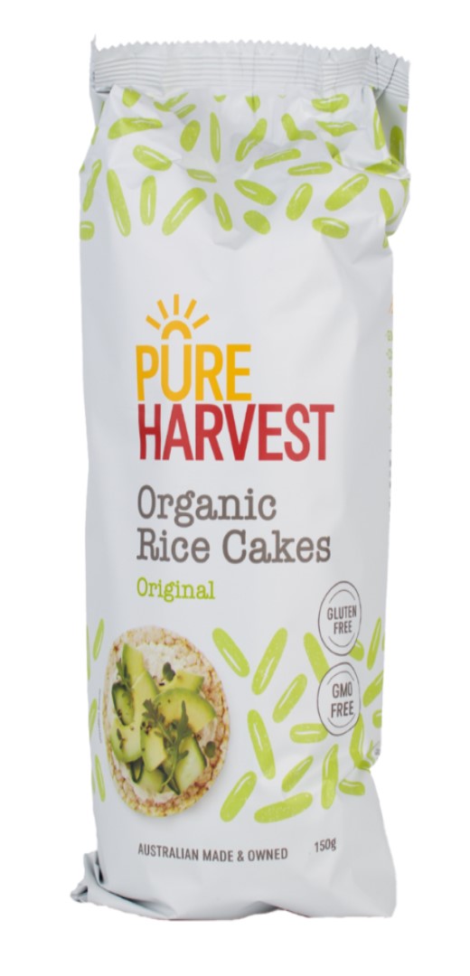 Pureharvest-Organic Rice Cakes-Original 150g (Expiry date : 14 May 2025)