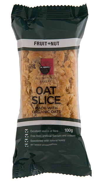 All Natural Bakery - Organic Oat Slice – Fruit & Nut 100g (Expiry date : 24 Feb 2025)